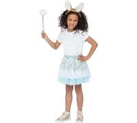 Smiffys Kit tutù deluxe di Peter Rabbit Classic, Gonna tutù, cerchietto e bacchetta con la coda di coniglio