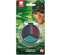 Smiffys Make-Up FX, Army Camouflage Kit, Grease