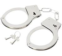 SMIFFYS Manette di metallo, con chiave Halloween