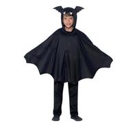 Smiffys Mantello Pipistrello, nero Halloween