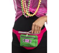 1980s Bum Borsa Neon Rave Festival Rétro Cassetta Accessorio per Costume