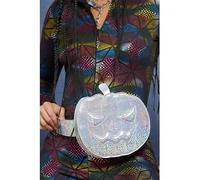 Fever Rave Party Zucca Halloween Festival Bum Borsa Argento Accessorio Costume