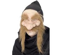 SMIFFYS Maschera Cercatore d'Oro, Mezza Maschera, Lattice