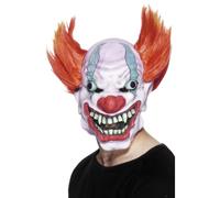 Smiffys Maschera Clown, Copritesta, Lattice Halloween, Carnevale