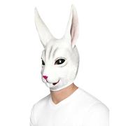 Smiffys Maschera Coniglio Bianco Pasqua In Lattice One Size 44570