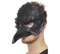 Raven Maschera Nero Corvo Lungo Becco Raven Purga Maschera Falloween Costume