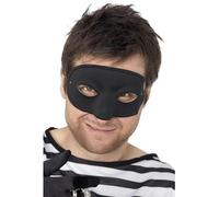 Smiffys Maschera da ladro, nera copri naso