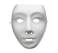 SMIFFYS Maschera da robot, bianca su elastico