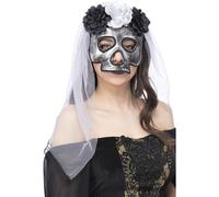 Smiffys Maschera da sposa con teschio Halloween