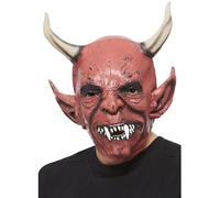 Smiffys Devil Demon Mask, Red