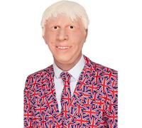 Smiffys Maschera in latex da politico snob Halloween, Carnevale