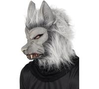 Smiffys Maschera Lupo Mannaro, Copritesta, Lattice Halloween