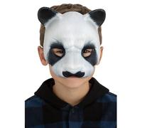 Smiffys Maschera panda realistica, in bianco e nero, con elastico Halloween