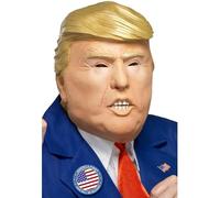 Smiffys Maschera presidente,Carne,in lattice, a testa intera