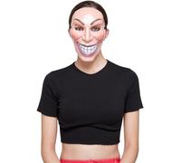 Smiffys Maschera Smiler donna, Carne, su elastico
