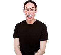 Smiffys Maschera Smiler uomo, Carne, su elastico
