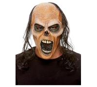 Adulto Halloween Horror Costume Zombie Testa Maschera con Capelli By Smiffys