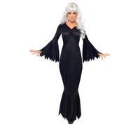 Smiffys Midnight Vamp Costume, Black (Size S)