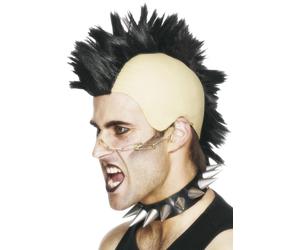 Smiffys Mohican Wig, Black