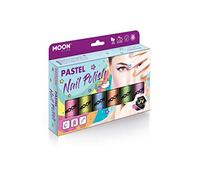 Smiffys Moon Glow Pastel Neon UV Nail Polish, Assorted