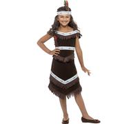 Smiffys Native American Inspired Girl Costume, Brown (Size L)