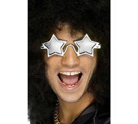 SMIFFYS Occhiali a specchio superstar, argento Halloween