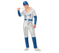Smiffys Elton John Deluxe Sequin Baseball Costume (Size L)