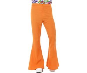 Smiffys Pantaloni A Zampa D’Elefante Arancioni 60s 70s Disco Retro