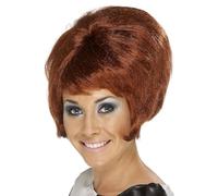 Donna 60s 60's 1960s Alveare Costume Parrucca Nubilato Festa Ramati da Smiffys