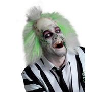 Smiffys Parrucca Beetlejuice, con testa calva in lattice