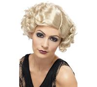 20s Donna Civettuola Maschietta Costume Parrucca 1920s Charleston Bionda Smiffys