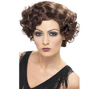 Donna 20's Civettuola Maschietta Marrone Gatsby Compleanno Gallina Do Accessorio