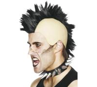 Smiffys Mohican Wig, Black