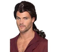 Smiffys Parrucca da pirata saccheggiatore, Marrone Halloween