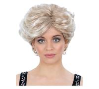 Smiffys Parrucca da principessa anni '90, costume anni '90, parrucche per travestimento anni '90