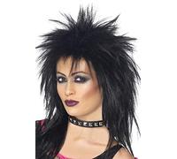 Donna Rock Diva Wig Adulti 80s Mullet Costume Punk Accessorio Tina Rocker