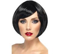 Deluxe Colore Babe Parrucca Corto Bob con Frangia Adulto Costume da Halloween A
