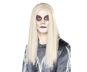 SMIFFYS Parrucca dello spirito spettrale, grigia Halloween