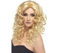 Donna Costume Glamour Costume Parrucca Bionda Addio Al Nubilato Nuova da Smiffys