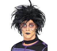 Psycho Parrucca Edward Halloween da Uomo Adulto Smiffys Accessorio per Costume