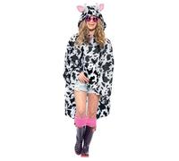 Adulto Uomo Donna Costume Festival Pasqua Animale Festa Poncho Impermeabile Fun