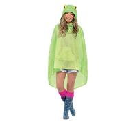 Smiffys Frog Party Poncho, Green