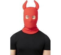 Smiffys Passamontagna da diavolo rosso Halloween