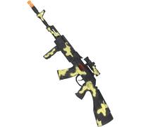 Giocattolo Pistola Militare Soldato Camouflage Scintille Suono Trigger Plastica