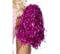 Smiffy's Pompon rosa metallizzato – coppia per Halloween e Carnevale