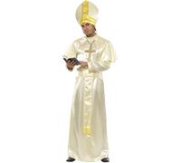 SMIFFYS Costume da Papa veste, fascia, cappello, collana e mantello Halloween