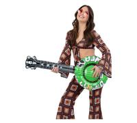 Smiffys Prop Infiammabile Mandolino Flower Power 86cm Latex Misto