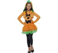 Smiffys Pumpkin Tutu Dress Costume, Orange (Size M)