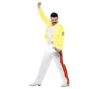 SMIFFYS Costume Freddie Mercury dei Queen, giallo, con giacca e pantaloni