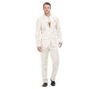 Adulti Bianco 1920 Uomo Ruggenti 20's Costume Gatsby Festa Abito Uomo